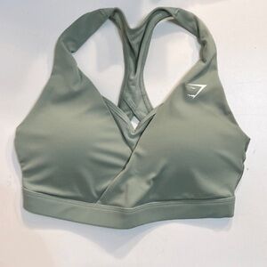 Gymshark Sage Green Sports Bra Intimates & Sleepwear